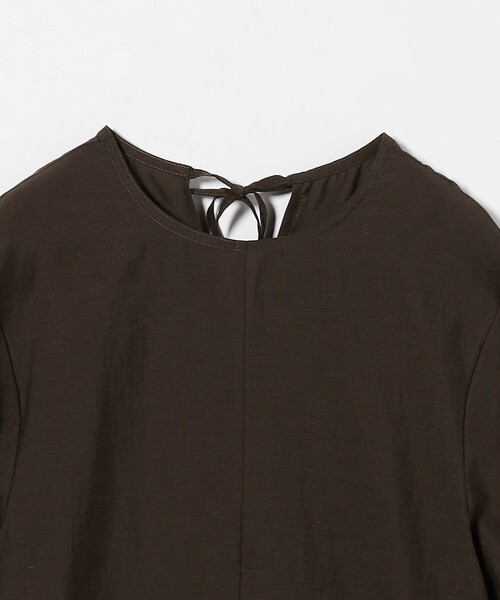 BEAUTY&YOUTH UNITED ARROWS（ビューティーアンドユースユナイテッドアローズ）の「シアー バックリボン ワンピース（ワンピース・レディース・ダークブラウン/ブラック/ダークグレー・M/S/XS）」の13枚目の写真