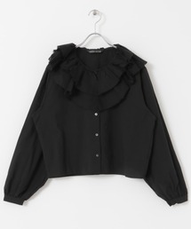 mizuiroind | mizuiro ind　doublefrill collarsshirts(シャツ/ブラウス)
