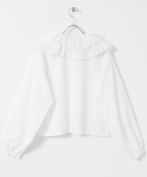 mizuiro ind doublefrill collarsshirts（シャツ/ブラウス