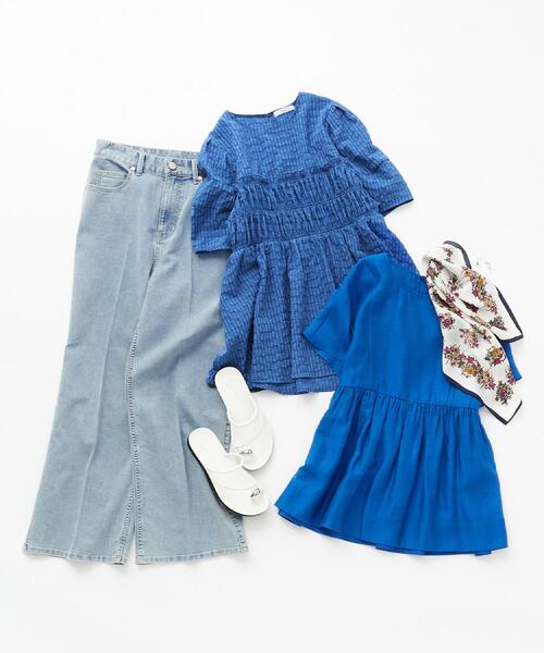 OPAQUE.CLIP（オペークドットクリップ）の「サムリングフラットサンダル（サンダル・レディース・ブラック/オフホワイト・02/03）」の13枚目の写真