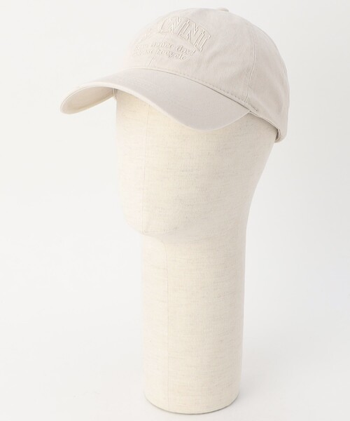 GANNI（ガニー）の「GANNI/ガニー Cap Hat Patch / A5861 / ロゴキャップ / ベースボールキャップ（キャップ・レディース・オフホワイト・ﾌﾘ-）」の9枚目の写真