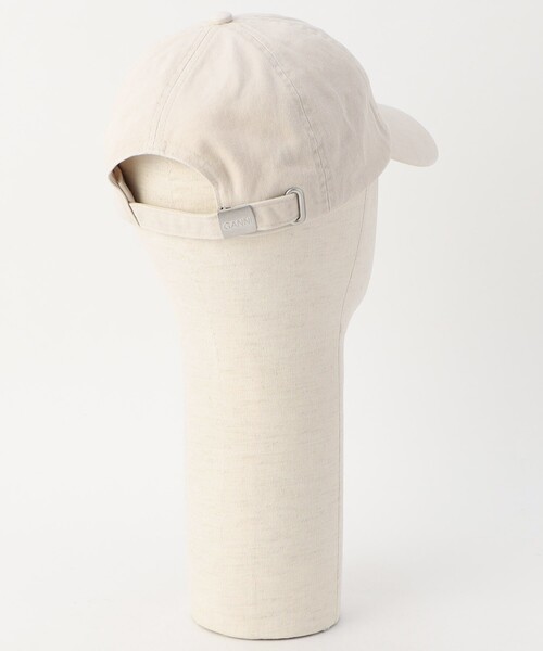 GANNI（ガニー）の「GANNI/ガニー Cap Hat Patch / A5861 / ロゴキャップ / ベースボールキャップ（キャップ・レディース・オフホワイト・ﾌﾘ-）」の10枚目の写真