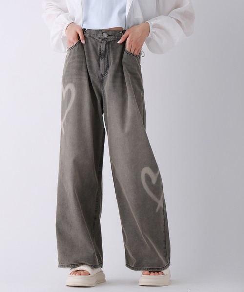 repipi armario（レピピ アルマリオ）の「【接触冷感】COOLホックデニムパンツ（デニムパンツ・キッズ・ブルー系その他2/ブラック系その他/ブラック/ブルー系その他・LARGE/MEDIUM/SMALL）」の2枚目の写真