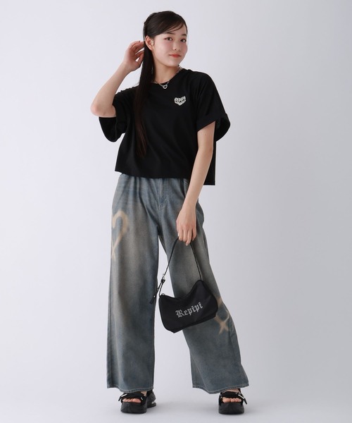 repipi armario（レピピ アルマリオ）の「【接触冷感】COOLホックデニムパンツ（デニムパンツ・キッズ・ブルー系その他2/ブラック系その他/ブラック/ブルー系その他・LARGE/MEDIUM/SMALL）」の9枚目の写真