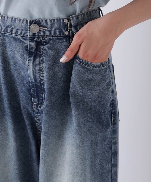 repipi armario（レピピ アルマリオ）の「【接触冷感】COOLホックデニムパンツ（デニムパンツ・キッズ・ブルー系その他2/ブラック系その他/ブラック/ブルー系その他・LARGE/MEDIUM/SMALL）」の16枚目の写真