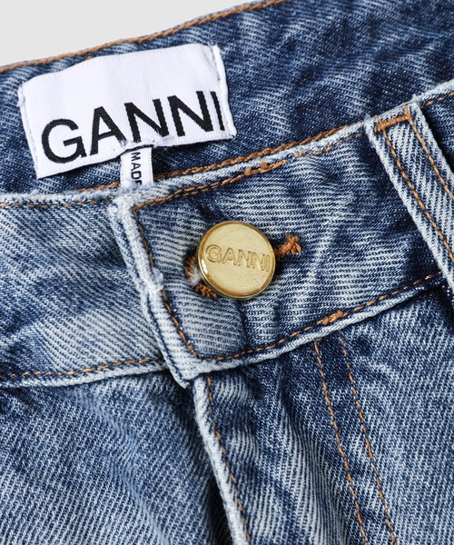 GANNI(ガニー)の「Rigid Denim Stary(デニムパンツ・レディース・ライトブルー・25/26/27)」の2枚目の写真