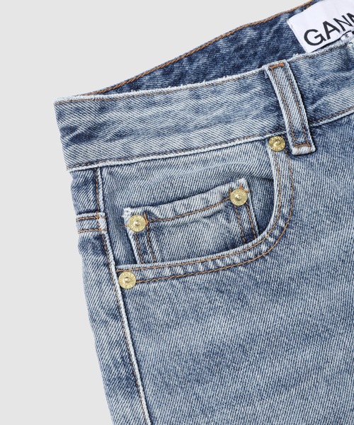 GANNI(ガニー)の「Rigid Denim Stary(デニムパンツ・レディース・ライトブルー・25/26/27)」の3枚目の写真