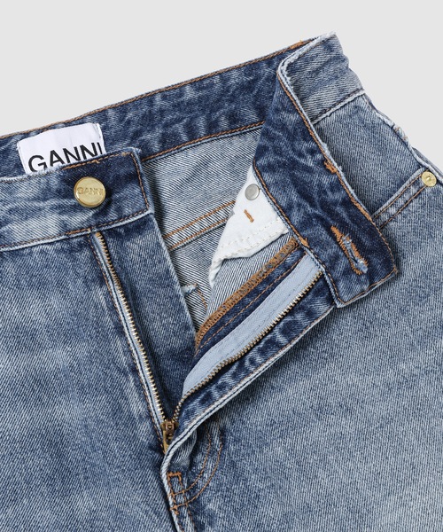 GANNI(ガニー)の「Rigid Denim Stary(デニムパンツ・レディース・ライトブルー・25/26/27)」の6枚目の写真