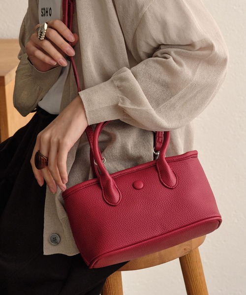 ZAKKA-BOX(ザッカボックス)の「カラフルトートバッグ(ショルダーバッグ・レディース・グリーン/レッド/グレー系その他・FREE)」の3枚目の写真