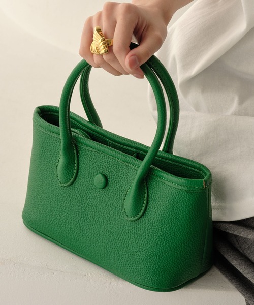 ZAKKA-BOX(ザッカボックス)の「カラフルトートバッグ(ショルダーバッグ・レディース・グリーン/レッド/グレー系その他・FREE)」の2枚目の写真