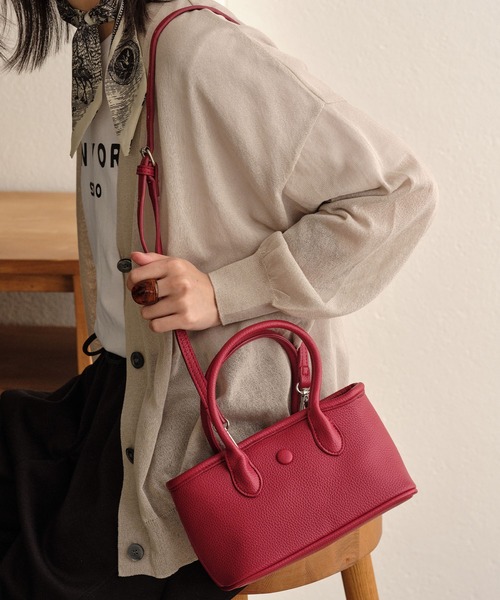 ZAKKA-BOX(ザッカボックス)の「カラフルトートバッグ(ショルダーバッグ・レディース・グリーン/レッド/グレー系その他・FREE)」の5枚目の写真