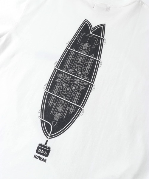 THE GOODLAND MARKET(ザグッドランドマーケット)の「That’s RE the Tee-NOWAR(Tシャツ/カットソー・メンズ・ホワイト/ミント・MEDIUM/LARGE/X-LARGE)」の21枚目の写真