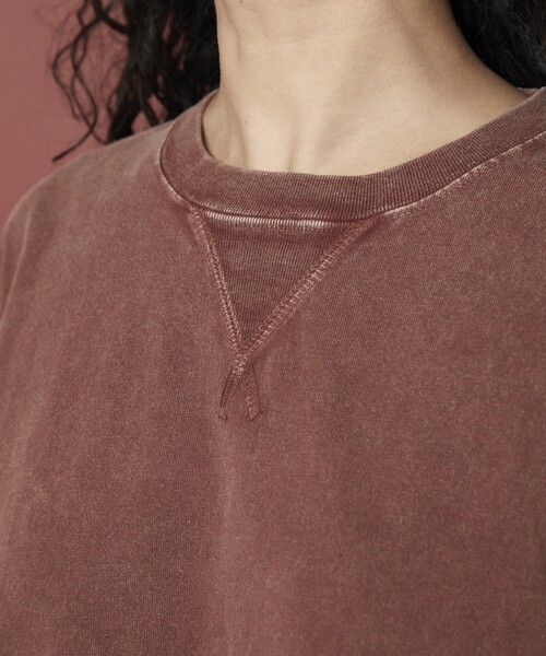 Freada（フリーダ）の「Freada/フリーダ ケミカルウォッシュ Tシャツ（Tシャツ/カットソー・レディース・ライトピンク/チャコールグレー/ワインレッド/レッド・ONE SIZE）」の21枚目の写真