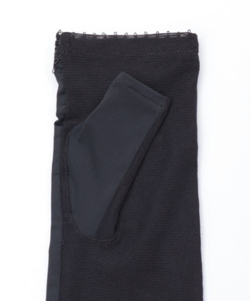 axes femme（アクシーズファム）の「接触冷感レース使いＵＶ手袋（手袋・レディース・ブラック/チャコール・FREE）」の12枚目の写真