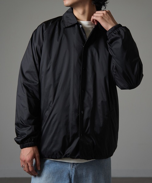 BEIMAR(ビーマー)の「【BEIMAR】ライトラインコーチジャケットボア付きBMWB103MS MURS(ナイロンジャケット・メンズ・オリーブ/カーキ/ブラック・XL/S/M/L)」の4枚目の写真