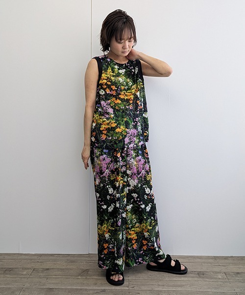 R-ISM(リズム)の「【セットアップ対応】フラワーガーデンブラウス(シャツ/ブラウス・レディース・ブラック/ネイビー・4/2)」の17枚目の写真