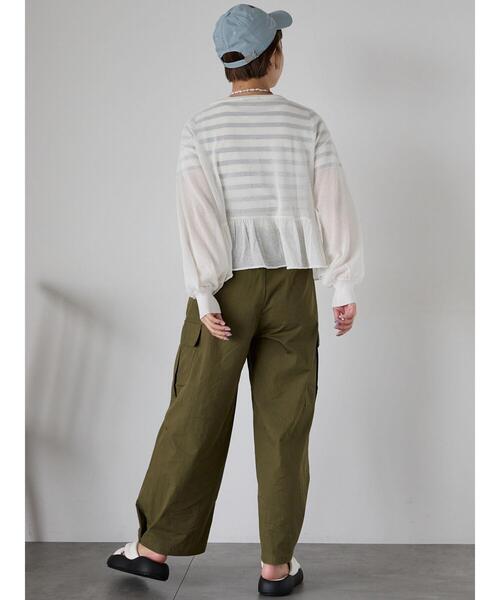 ehka sopo（エヘカソポ）の「ティアードカーディガン（カーディガン/ボレロ・レディース・キナリ/ブラック/オレンジ・F）」の18枚目の写真