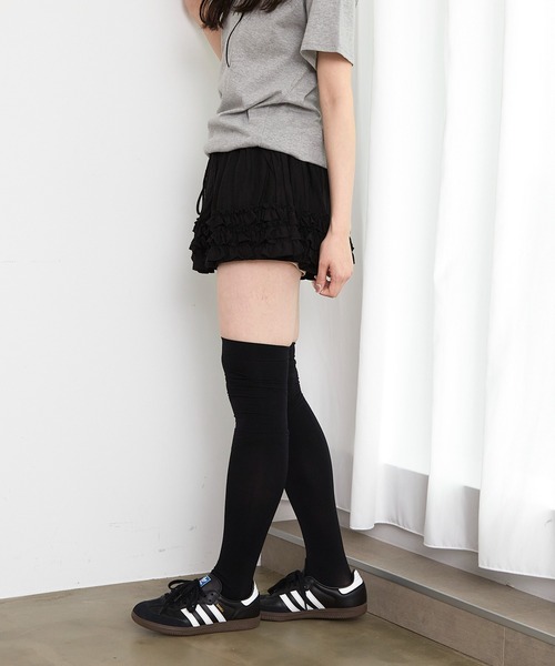【新品♡未使用】NINE ミニスカ用♡フリル♡ショートパンツ インナーパンツ♡ セール】フリルインナーパンツ（その他パンツ）｜paravion