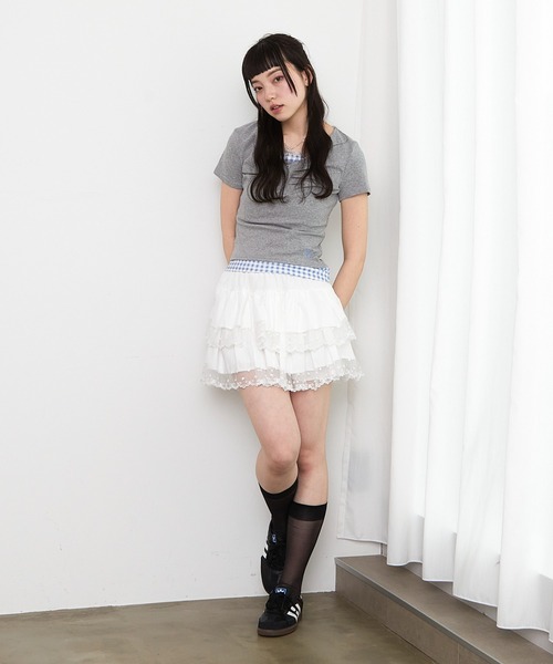 paravion（パラビオン）の「フリルインナーパンツ（その他パンツ・レディース・ホワイト/ブラック・FREE）」の14枚目の写真