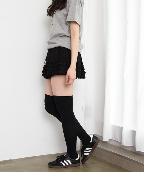 paravion（パラビオン）の「フリルインナーパンツ（その他パンツ・レディース・ホワイト/ブラック・FREE）」の4枚目の写真