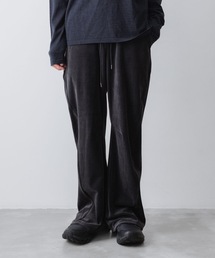 ATTACHMENT | CO/PE ベロア ジャージー 3Dトラックワイドパンツ / CO/PE VELOR JERSEY 3D TRACK WIDE PANTS(その他パンツ)