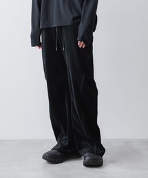 CO/PE ベロア ジャージー 3Dトラックワイドパンツ / CO/PE VELOR JERSEY 3D TRACK WIDE PANTS