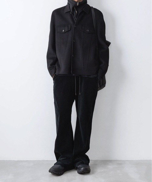 ATTACHMENT(アタッチメント)の「CO/PE ベロア ジャージー 3Dトラックワイドパンツ / CO/PE VELOR JERSEY 3D TRACK WIDE PANTS(その他パンツ・メンズ・ブラック/ダークグレー・3/2/1)」の16枚目の写真
