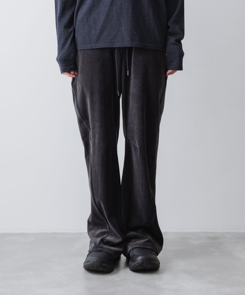 ATTACHMENT(アタッチメント)の「CO/PE ベロア ジャージー 3Dトラックワイドパンツ / CO/PE VELOR JERSEY 3D TRACK WIDE PANTS(その他パンツ・メンズ・ブラック/ダークグレー・3/2/1)」の18枚目の写真