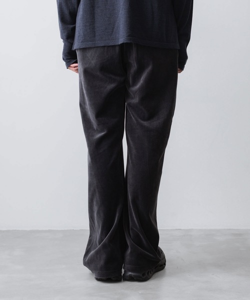 ATTACHMENT(アタッチメント)の「CO/PE ベロア ジャージー 3Dトラックワイドパンツ / CO/PE VELOR JERSEY 3D TRACK WIDE PANTS(その他パンツ・メンズ・ブラック/ダークグレー・3/2/1)」の22枚目の写真