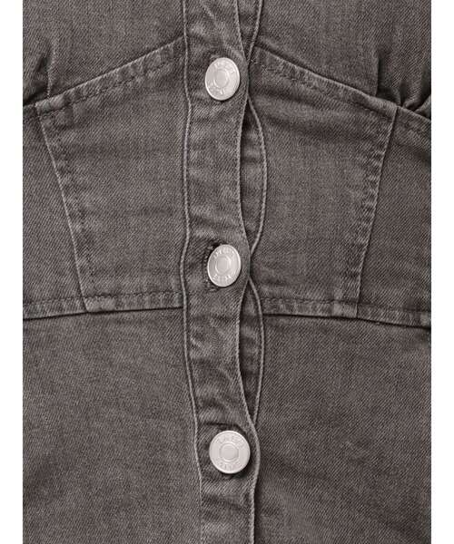 EATME(イートミー)の「ダブルリボンデニムワンピース(ワンピース・レディース・ブルー/ライトブルー/ブラック・MEDIUM/SMALL)」の19枚目の写真