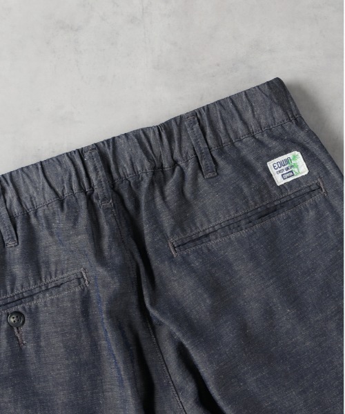 EDWIN（エドウィン）の「【EDWIN】ワンタックトラウザー（チノパンツ・メンズ・ノンウォッシュ・S/M/L/XL）」の3枚目の写真
