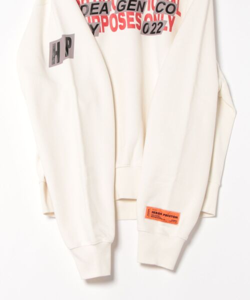 HERON PRESTON（ヘロンプレストン）の「HERON PRESTON/ヘロンプレストン/HP PROMO ONLY CREWNECK（スウェット・メンズ・ホワイト・L）」の3枚目の写真