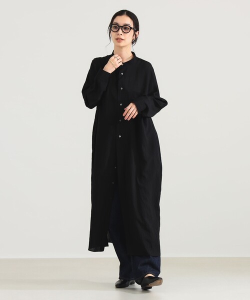 24SS☆定価3.6万　極美品✨TICCA　アローズ別注　シャツワンピース　F 24SS☆定価3.6万 極美品✨TICCA アローズ別注 シャツワンピース