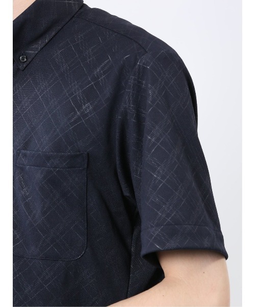 m.f.editorial(エムエフエディトリアル)の「ビズポロ ポロシャツ メンズ 半袖 ストレッチ 吸水速乾 形態安定 ボタンダウン クールパス クールビズ (ポロシャツ・メンズ・ネイビー・MEDIUM/X-LARGE/LARGE)」の12枚目の写真