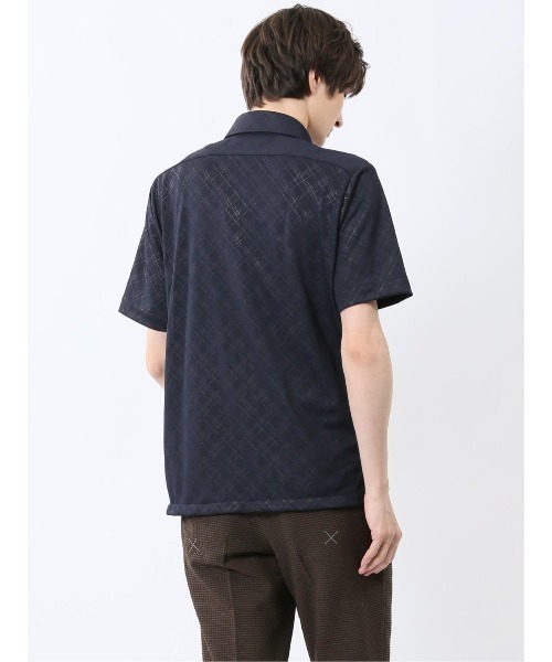 m.f.editorial(エムエフエディトリアル)の「ビズポロ ポロシャツ メンズ 半袖 ストレッチ 吸水速乾 形態安定 ボタンダウン クールパス クールビズ (ポロシャツ・メンズ・ネイビー・MEDIUM/X-LARGE/LARGE)」の14枚目の写真