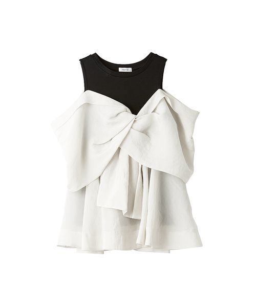 FRAY I.D カットコンビペプラムトップス カットコンビペプラムトップス(Tシャツ/カットソー)|FRAY I.D