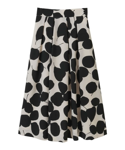 Tiara（ティアラ）の「リーフドットプリントスカート（セットアップ可）（スカート・レディース・アイボリー/ブラック・2/3）」の17枚目の写真
