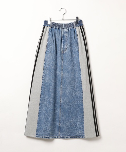 PAGEBOY（ページボーイ）の「ドッキングデニムスカート（スカート・レディース・ブラック/ブルー・FREE）」の21枚目の写真