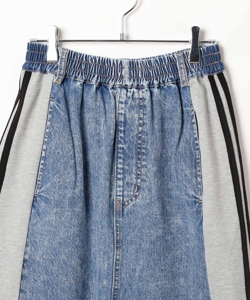 PAGEBOY（ページボーイ）の「ドッキングデニムスカート（スカート・レディース・ブラック/ブルー・FREE）」の22枚目の写真