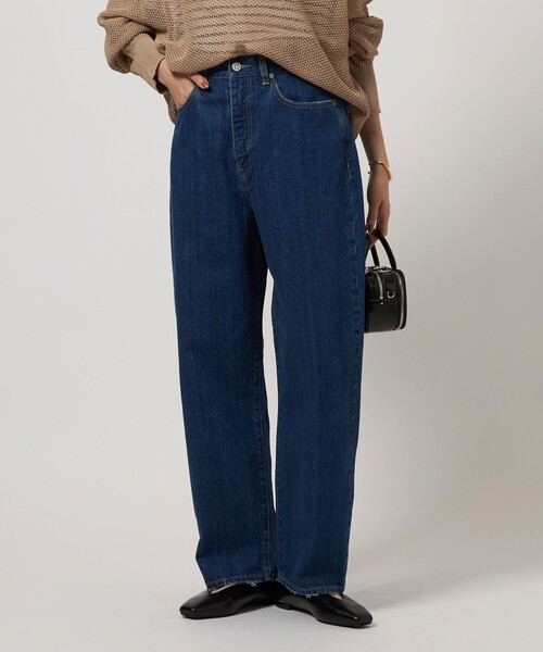 green label relaxing（グリーンレーベルリラクシング）の「カーブ デニム（デニムパンツ・レディース・ライトブルー/コバルトブルー・36/38）」の5枚目の写真