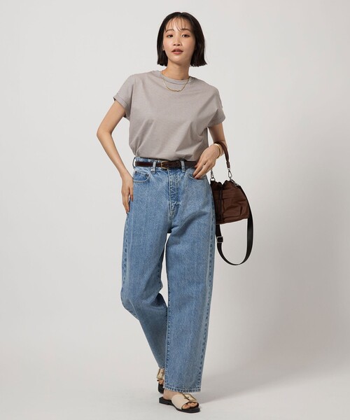 green label relaxing（グリーンレーベルリラクシング）の「カーブ デニム（デニムパンツ・レディース・ライトブルー/コバルトブルー・36/38）」の10枚目の写真