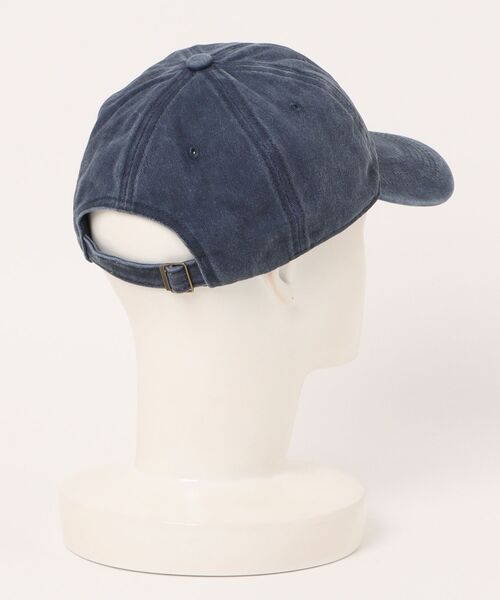 ScoLar（スカラー）の「652334：酒ペン刺繍キャップ（キャップ・レディース・アイボリー/チャコールグレー/ブルー・FREE）」の4枚目の写真