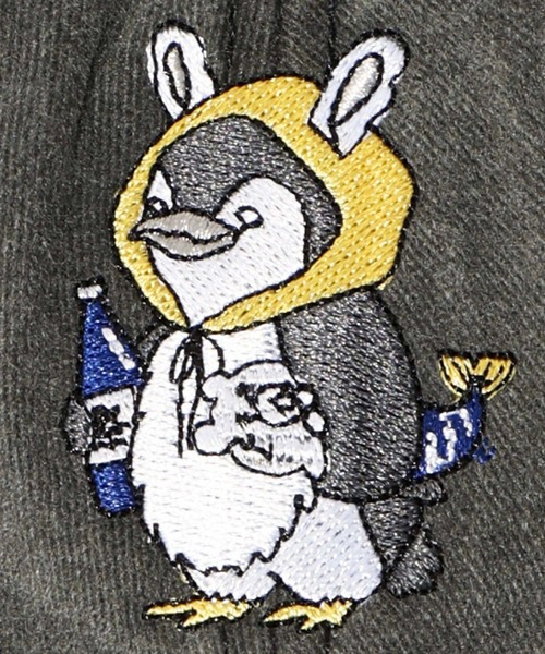 ScoLar（スカラー）の「652334：酒ペン刺繍キャップ（キャップ・レディース・アイボリー/チャコールグレー/ブルー・FREE）」の14枚目の写真