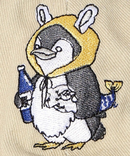 ScoLar（スカラー）の「652334：酒ペン刺繍キャップ（キャップ・レディース・アイボリー/チャコールグレー/ブルー・FREE）」の17枚目の写真