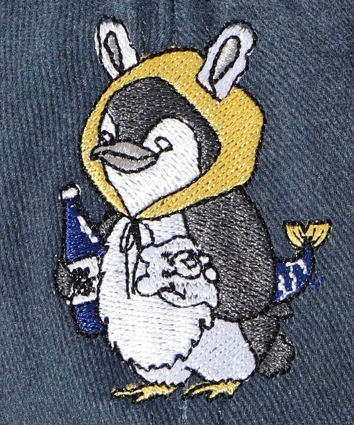 ScoLar（スカラー）の「652334：酒ペン刺繍キャップ（キャップ・レディース・アイボリー/チャコールグレー/ブルー・FREE）」の11枚目の写真