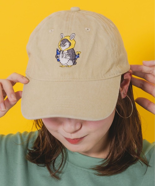 ScoLar（スカラー）の「652334：酒ペン刺繍キャップ（キャップ・レディース・アイボリー/チャコールグレー/ブルー・FREE）」の22枚目の写真