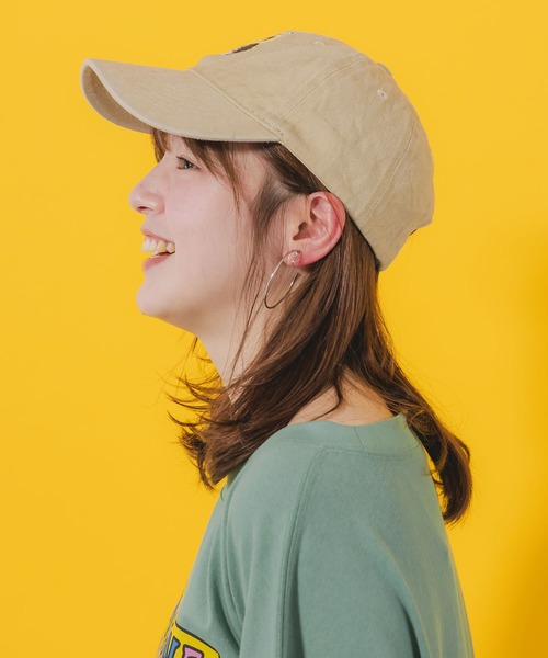 ScoLar（スカラー）の「652334：酒ペン刺繍キャップ（キャップ・レディース・アイボリー/チャコールグレー/ブルー・FREE）」の21枚目の写真