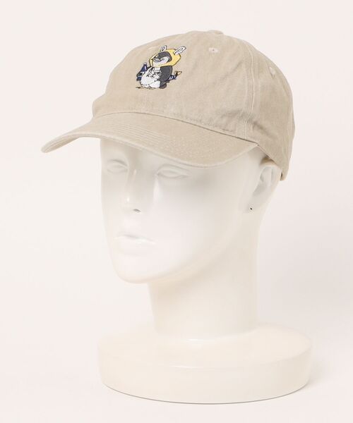 ScoLar（スカラー）の「652334：酒ペン刺繍キャップ（キャップ・レディース・アイボリー/チャコールグレー/ブルー・FREE）」の5枚目の写真