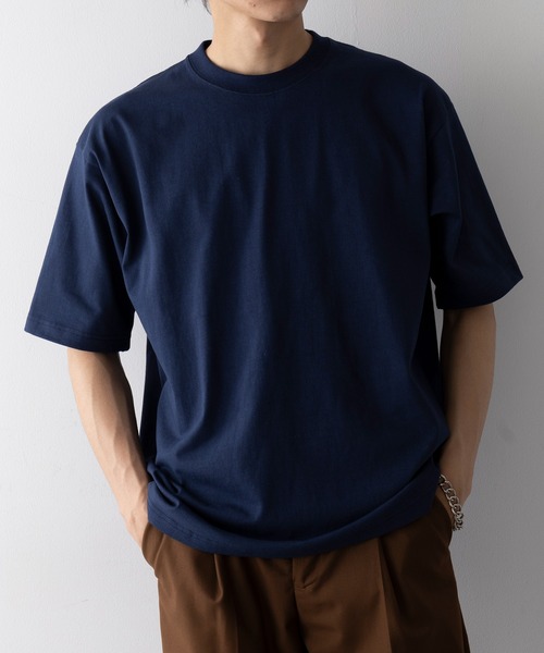 CROSS & STITCH(クロスステッチ)の「【Cross&Stitch】8.1オンス USAコットン ヘビーウェイトTシャツ 半袖 無地 ビッグシルエット オーバーサイズ UCS-950(Tシャツ/カットソー・レディース・ホワイト/サンドベージュ/ネイビー/ブラック/ナチュラル/ダークグリーン・S/M/L/XL)」の21枚目の写真