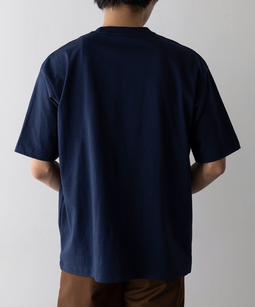 CROSS & STITCH(クロスステッチ)の「【Cross&Stitch】8.1オンス USAコットン ヘビーウェイトTシャツ 半袖 無地 ビッグシルエット オーバーサイズ UCS-950(Tシャツ/カットソー・レディース・ホワイト/サンドベージュ/ネイビー/ブラック/ナチュラル/ダークグリーン・S/M/L/XL)」の17枚目の写真